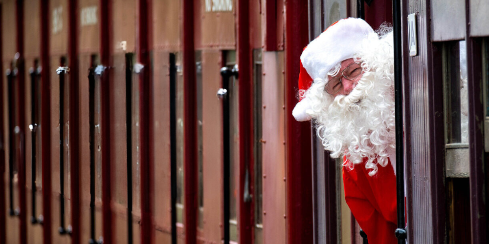 Come along on a Santa Special Train Ride